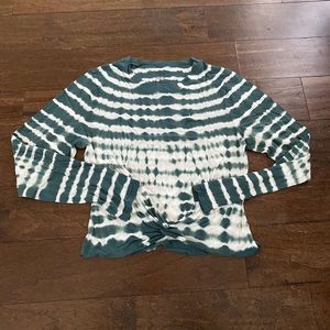 ⭐️Pink- ladies long sleeve tie dye shirt-L